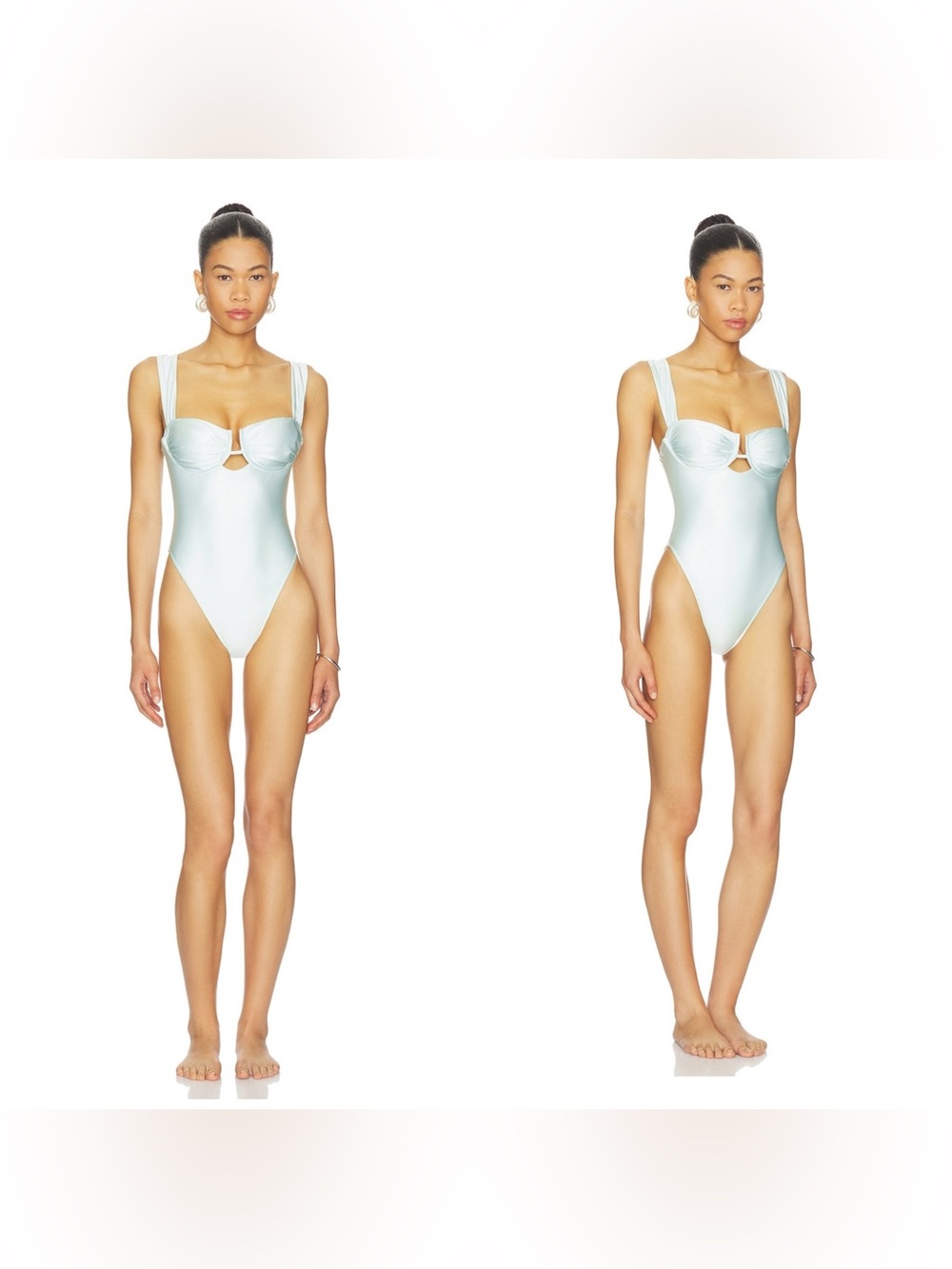 NWT Montce × Elsa Hosk Bella One Piece in Seafoam Silkie